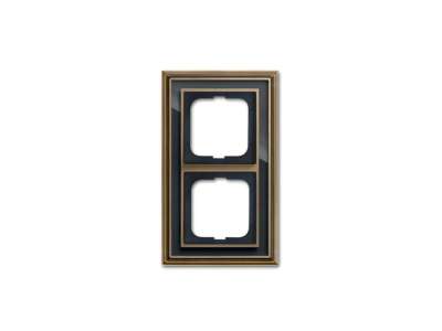  کادر کلید و پریز دو خانه Dynasty مدل 1722-845-500